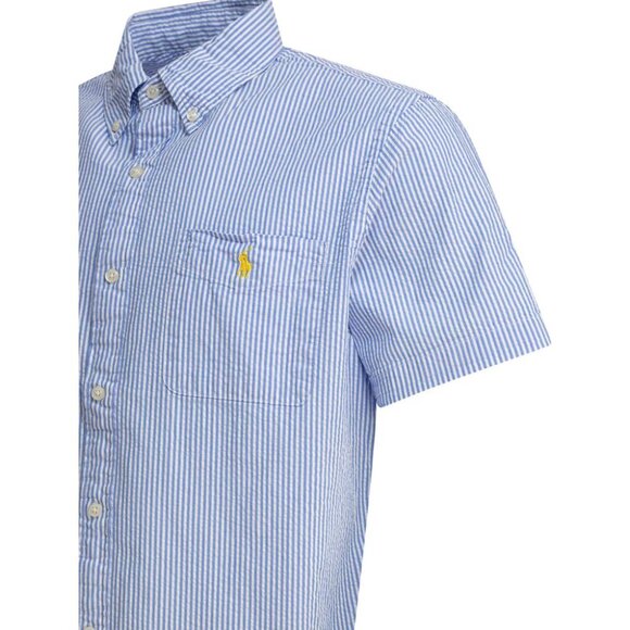 Polo Ralph Lauren Seersucker Shirt Tag Size S Men - Picture 4 of 4